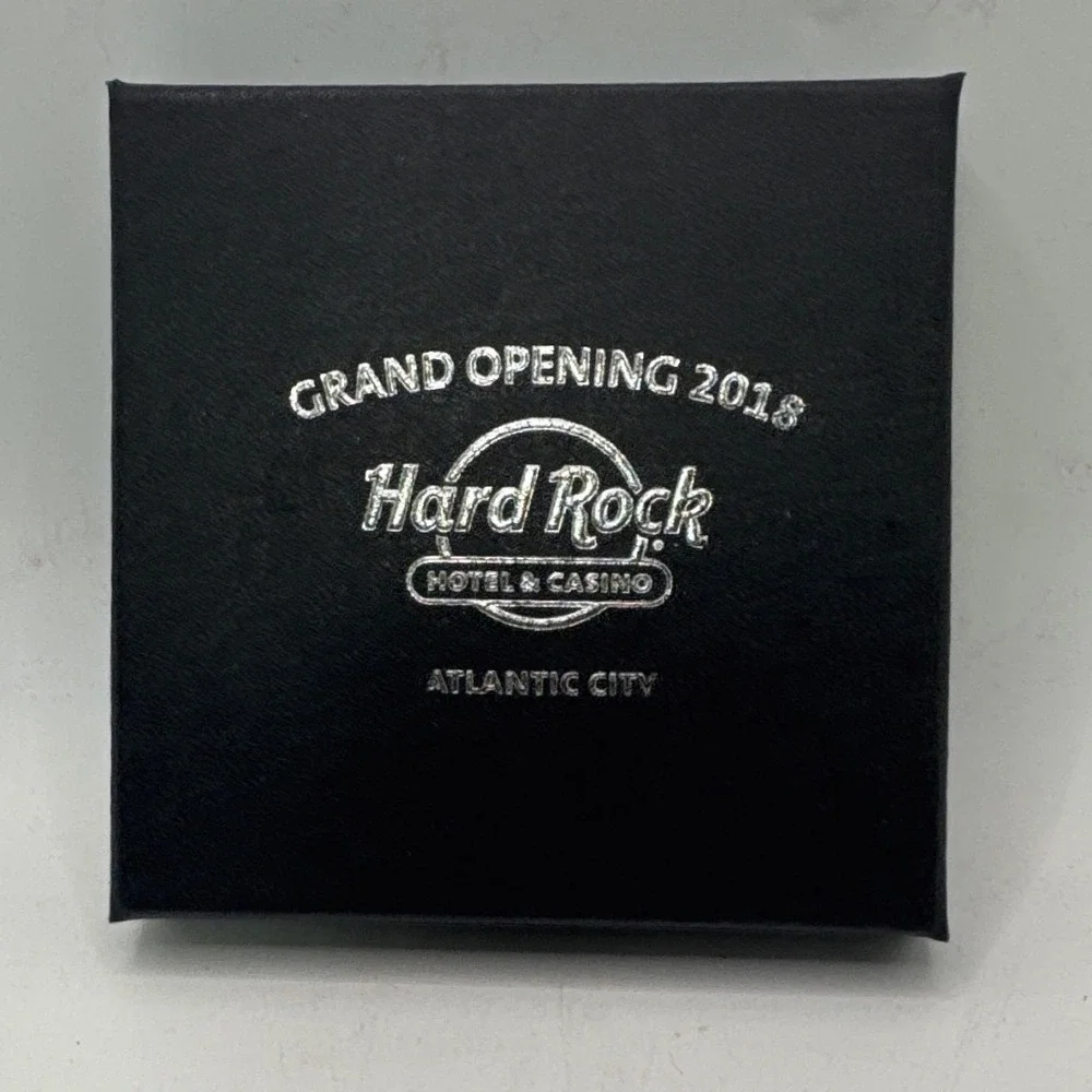Hard Rock Hotel Casino Atlantic City Grand Opening 2018 Guitar Keychain Boxed